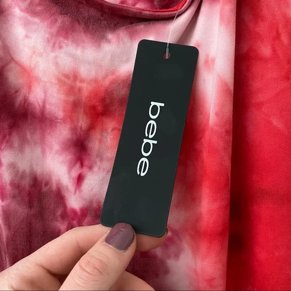 011. NWT SUPER Soft Bebe Tie-dye Maxi Tank Top Dress - Picture 5 of 10